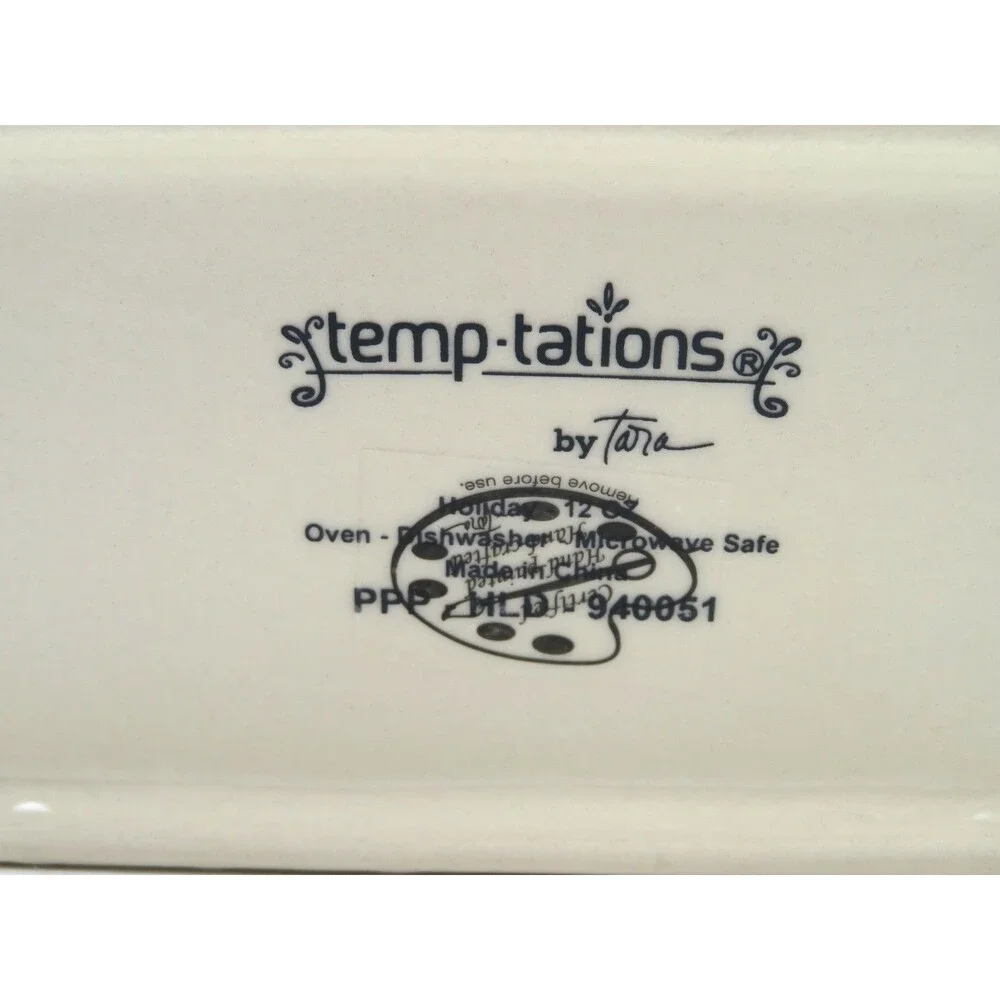 Temptations Old World Holiday Christmas Tree Sleigh Mini Loaf Pan & Storage Lid